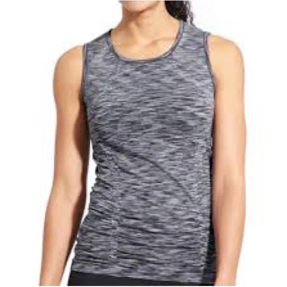 Athleta Blue Heathered Tank Top - Picture 7 of 8